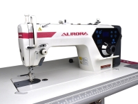 Прямострочная промышленная швейная машина с увеличенным челноком Aurora H-1B